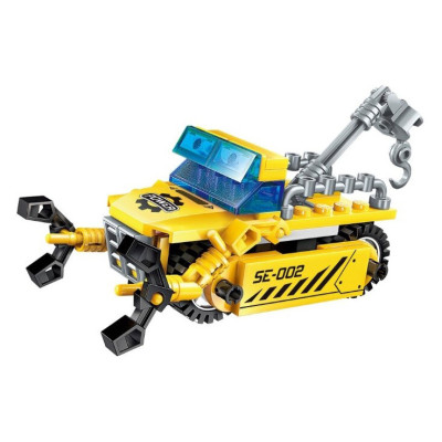 Дитячий Конструктор Qman 1408-1-8 транспорт 76 дет Mobile Crane