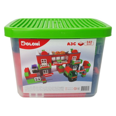 Конструктор "АЗС" 013888/07 в пластиковому боксі 242 деталі