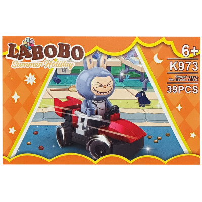 Дитячий конструктор Summer holiday LABUBU K973A-6 39 деталей
