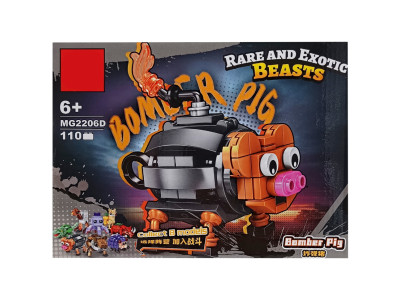 Дитячий конструктор "Bomber Pig" MG2206D 110 деталей