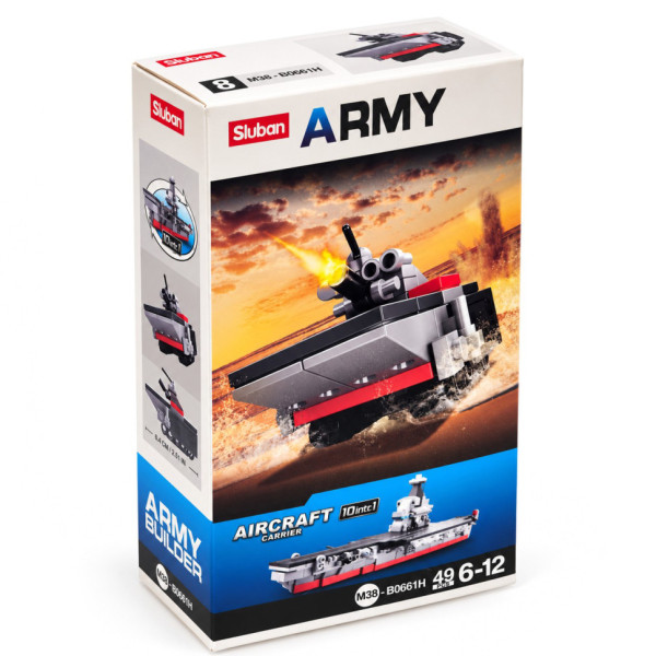 Дитячий конструктор "Aircraft carrier" M38-B0661-8 40 деталей Дитячий конструктор "Aircraft carrier" M38-B0661-8 40 деталей