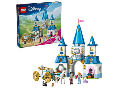Конструктор Замок Попелюшки та карета LEGO 43275 596 деталей Конструктор Замок Попелюшки та карета LEGO 43275 596 деталей