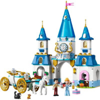 Конструктор Замок Попелюшки та карета LEGO 43275 596 деталей
