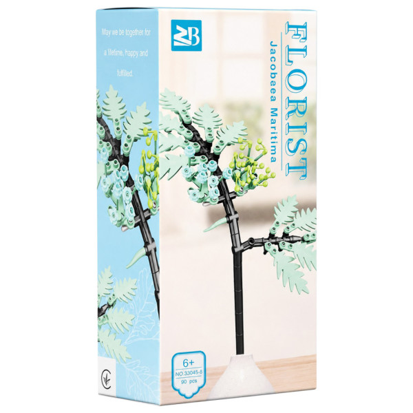 Дитячий конструктор Jacobaea Maritima 33045-8 серії "Florist" 90 деталей