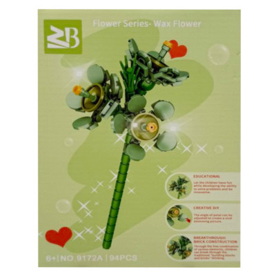 Конструктор дитячий "Wax flower" 9119A-9172A 94 деталі Конструктор дитячий "Wax flower" 9119A-9172A 94 деталі