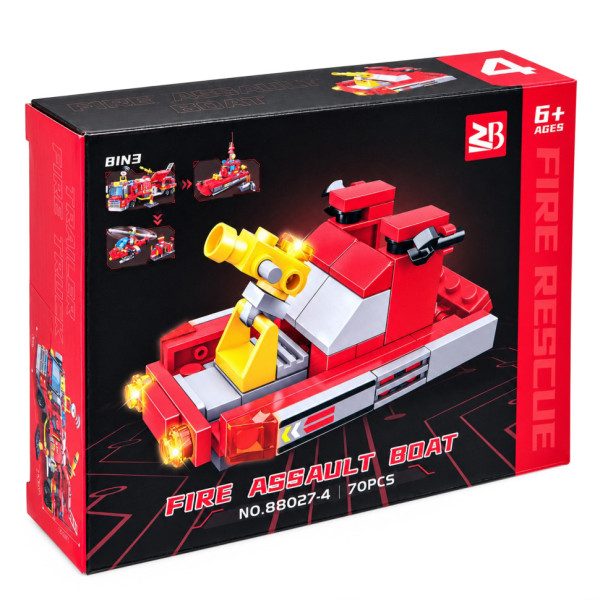Дитячий конструктор "Fire Rescue" 88027-4 70 деталей Дитячий конструктор "Fire Rescue" 88027-4 70 деталей