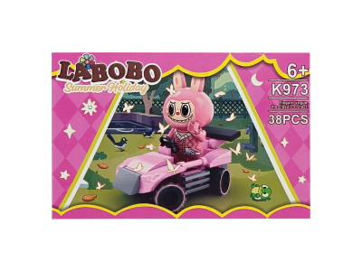 Дитячий конструктор Summer holiday LABUBU K973A-7 38 деталей