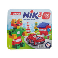 Дитячий конструктор з великими деталями "NIK-3" 71887 128 деталей