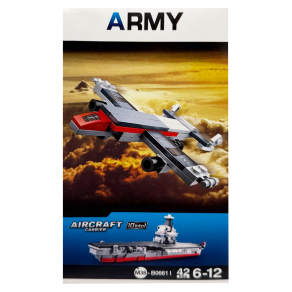 Дитячий конструктор "Aircraft carrier" M38-B0661-9 42 деталі Дитячий конструктор "Aircraft carrier" M38-B0661-9 42 деталі