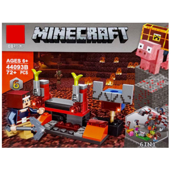Дитячий конструктор "Minecraft" 44093B-6 72 деталі