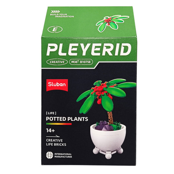 Дитячий конструктор "Квіти у горщику" Potted Plants SLUBAN M38-B1075E