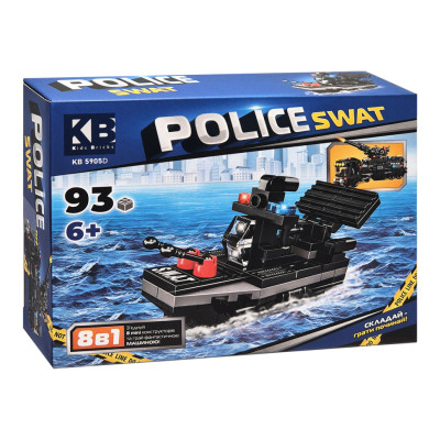 Дитячий конструктор Police SWAT KB 5905D пластик 93 деталі