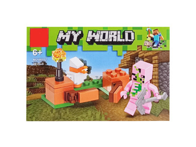 Конструктор дитячий "Minecraft" 66117-6 39 деталей Конструктор дитячий "Minecraft" 66117-6 39 деталей