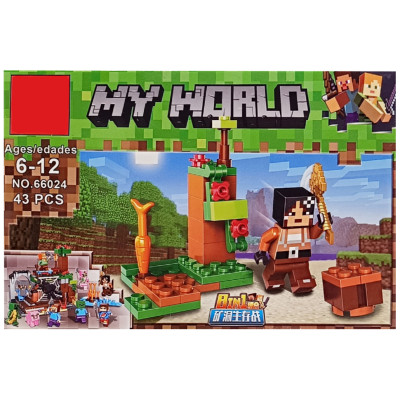 Конструктор дитячий "Minecraft" 66024K-8 40 деталей