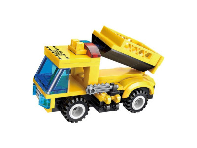 Дитячий Конструктор Qman 1408-1-8 транспорт 76 дет Semi Trailer