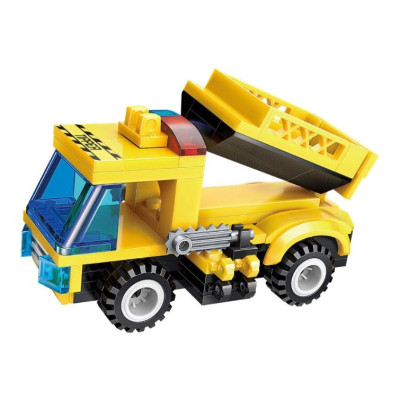 Дитячий Конструктор Qman 1408-1-8 транспорт 76 дет Semi Trailer