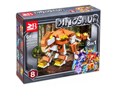 Дитячий конструктор "Dinosaur" 88082A-8 90 деталей Дитячий конструктор "Dinosaur" 88082A-8 90 деталей