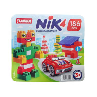 Дитячий конструктор з великими деталями "NIK-4" 71894 186 деталей