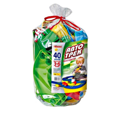 Конструктор дитячий "Автотрек” 70231 40 деталей паяний пакет