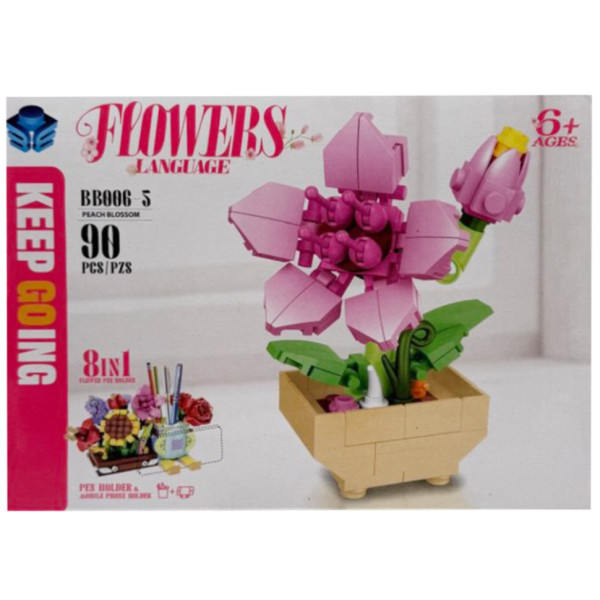 Конструктор дитячий "Peach blossom" BB006-5 90 деталей Конструктор дитячий "Peach blossom" BB006-5 90 деталей
