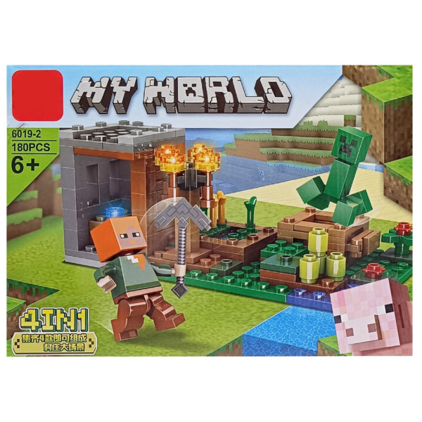 Дитячий конструктор Minecraft LD6019-2 180 деталей