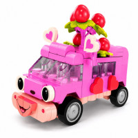 Дитячий конструктор Pink Bear Bus BB121E-H серії "Animal Bus" 112 деталей Дитячий конструктор Pink Bear Bus BB121E-H серії "Animal Bus" 112 деталей