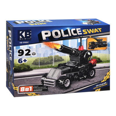Дитячий конструктор Police SWAT KB 5905C пластик 92 деталі