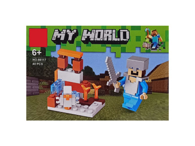 Конструктор дитячий "Minecraft" 66117-1 39 деталей