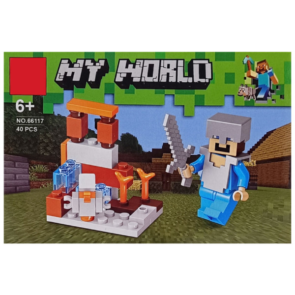 Конструктор дитячий "Minecraft" 66117-1 39 деталей Конструктор дитячий "Minecraft" 66117-1 39 деталей