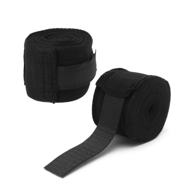 Боксерські бинти Hard NE-BOX-N1BK 3 метри нейлонові чорні Боксерські бинти Hard NE-BOX-N1BK 3 метри нейлонові чорні