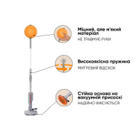 Боксерський набір на стійці EasyFit Pro BoxSet EF-0334 довжина 130-150 см Боксерський набір на стійці EasyFit Pro BoxSet EF-0334 довжина 130-150 см