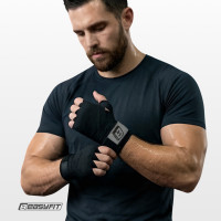Бінти для боксу EasyFit EF-0374-30-bk Classic Wrap чорний 3 м