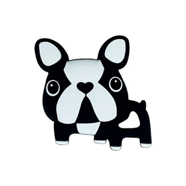 Силіконовий прорізувач "Бульдожка" MGZ-0414(Black) чорний 8х1х8 см