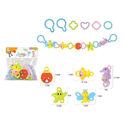 Брязкальце 2803 5 штук у пакеті 23*27см