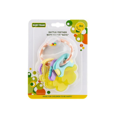 Брязкальце-прорізувач з водою "Ключики" 8430-1