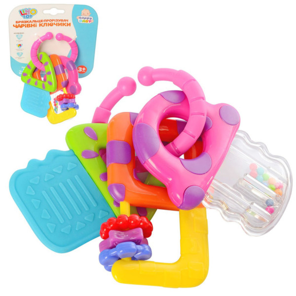Дитяче брязкальце-прорізувач Limo Toy 0696-2 брелок