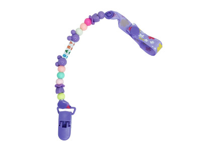 Тримач для пустушки Baby MGZ-0503 (Violet) 34 см Тримач для пустушки Baby MGZ-0503 (Violet) 34 см