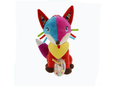 М'яка брязкальце-підвіска WD210260 з прорізувачем Лисиця