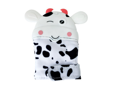 Прорізувач-рукавичка "Корівка" MGZ-0405(White) на липучці
