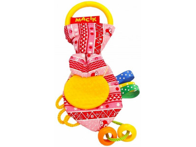 Забавка-прорізувач "Вушка рожеві" МС 030601-04 Забавка-прорізувач "Вушка рожеві" МС 030601-04