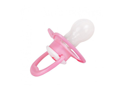 Дитяча силіконова пустушка MGZ-0514(Pink) кругла