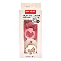 Набір із двох пустушок латексних MGZ-0524-6 кругла