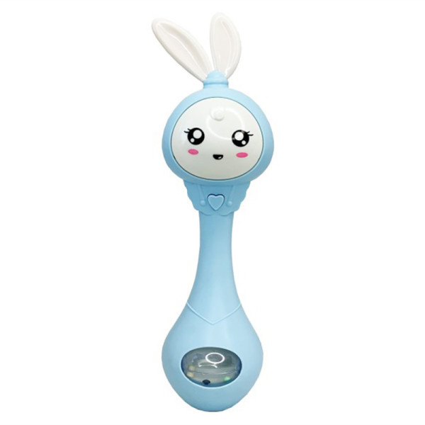Інтерактивна іграшка-брязкальце "Зайчик" MGZ-1210(Blue)