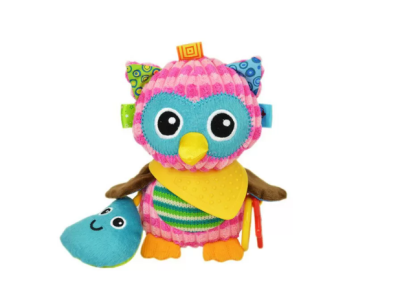 Дитяча підвіска на коляску D25447 з прорізувачем Сова