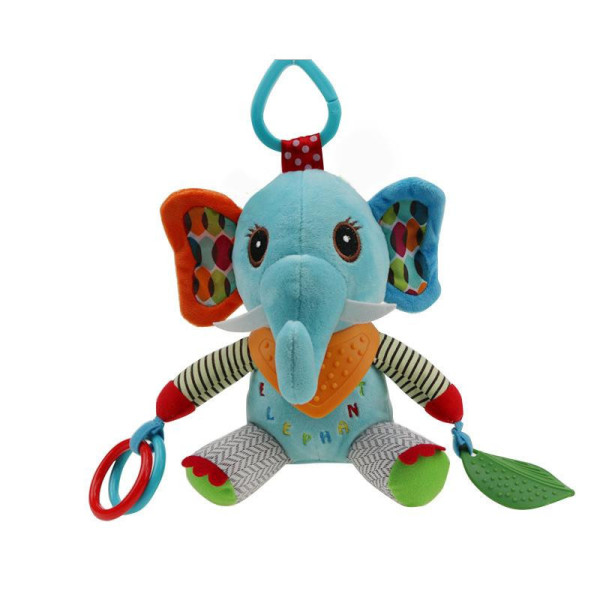 М'яка брязкальце-підвіска WD210260 з прорізувачем Слон