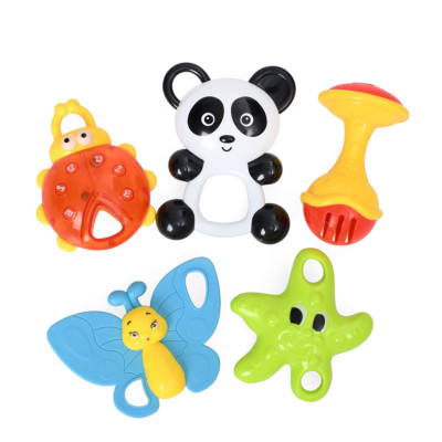 Набір дитячих брязкалець "Baby toys" 2805 у наборі 5 штук Набір дитячих брязкалець "Baby toys" 2805 у наборі 5 штук