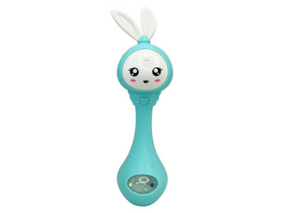 Інтерактивна іграшка-брязкальце "Зайчик" MGZ-1210(Turquoise)
