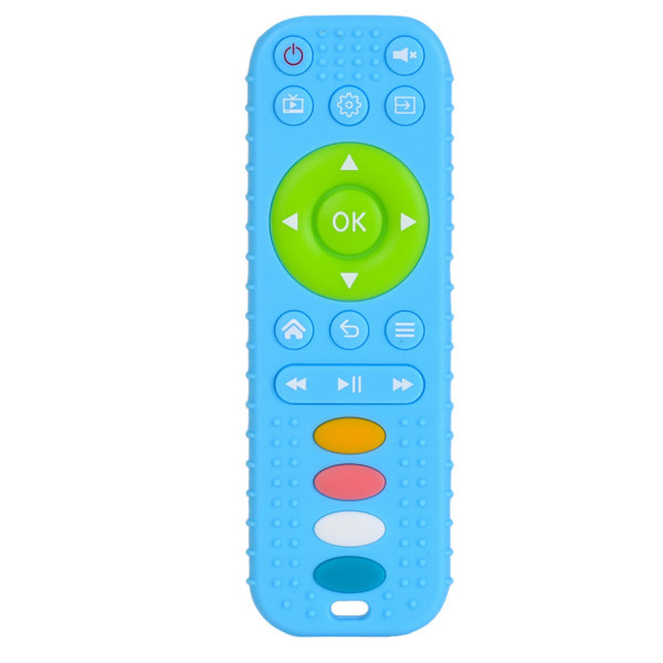 Дитячий прорізувач "Пульт" SD-44(Blue) блакитний текстурний 16 см