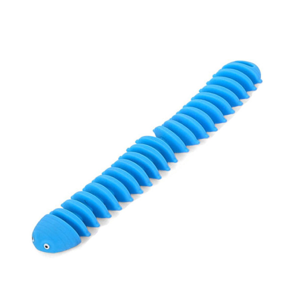 Дитяча іграшка-антистрес "Гусениця" MS 3657(Blue) 21 см Дитяча іграшка-антистрес "Гусениця" MS 3657(Blue) 21 см