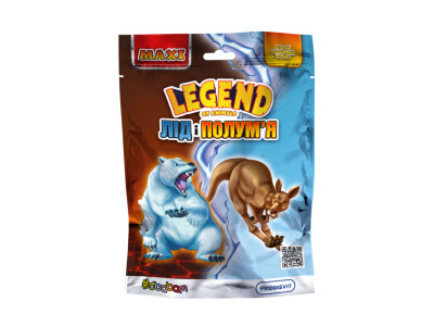 Стретч-іграшка у вигляді тварини Лід та полумя 60/CN25 серії Legend of animals